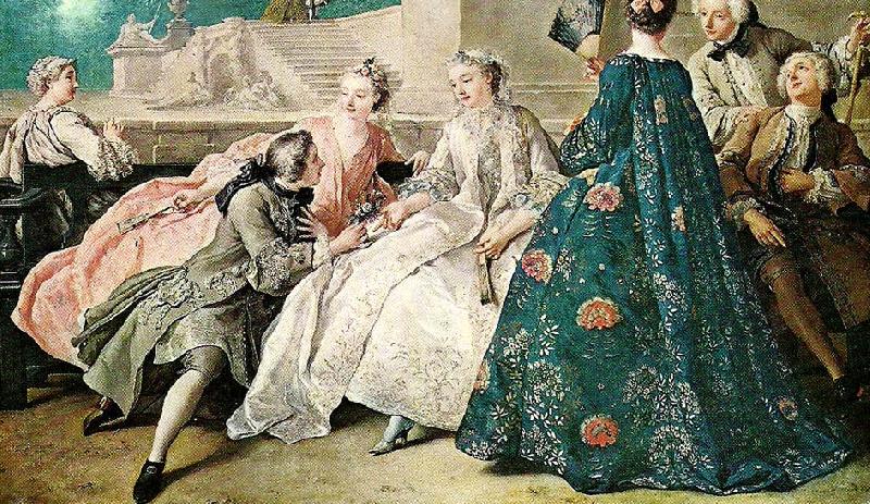 Jean-Francois De Troy the declaration of love, oil painting picture